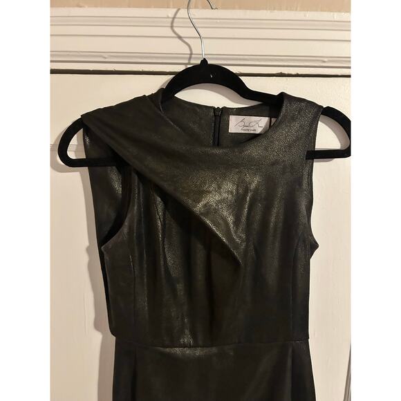 Byron Lars Beauty Mark Faux Leather Dress – Size 2 - Picture 4 of 14